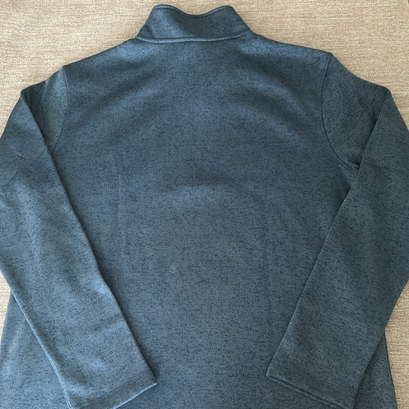 Eddie Bauer blue 1/4 Zip Sweater Fleece Size XL. NWT. - Picture 7 of 11